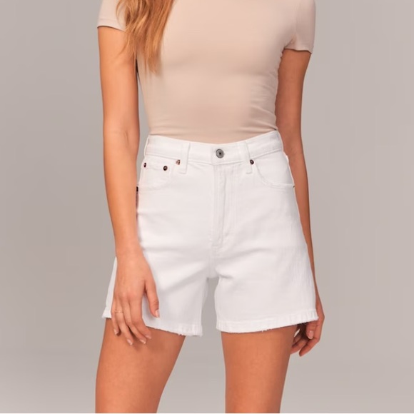 A&F High Rise Dad Shorts - Picture 3 of 6